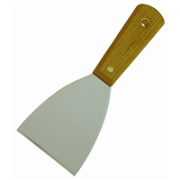 3" Flexible Putty Knife with Stainless Steel Blade and Wood Handle