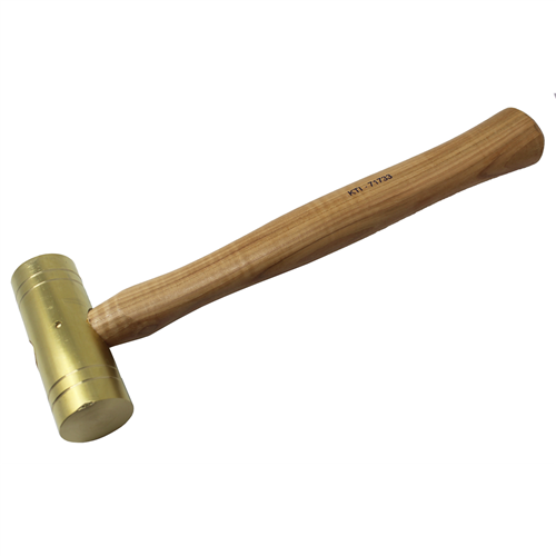 32 oz. Brass Hammers with Hickory Handles, 1-1/2 in. Head Diameter