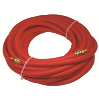 3/8 in. x 25 ft. - 1/4 in. MNPT Rubber Air Hose, Red