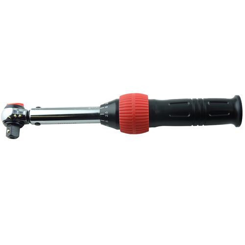 3/8" Drive Click-Style 8-3/4" Long Torque Wrench, 50-250 in/lbs
