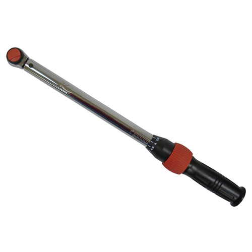 3/8" Drive Click-Style 16-1/4" Long Torque Wrench, 10-100 in/lbs