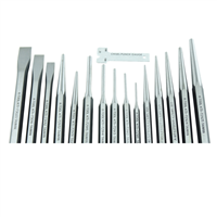 15-pc Punch and Chisel Set (In Kit Bag)