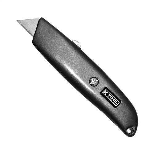 Retractable 6 in. Utility Knife with Extra Blade Storage in Handle