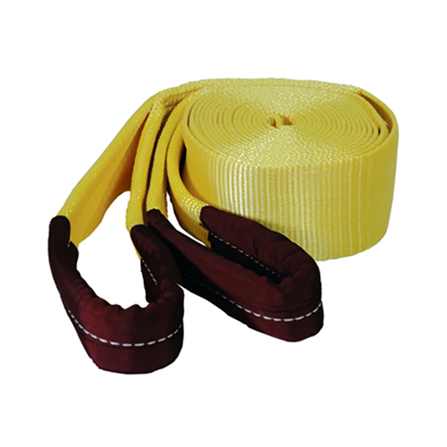 3" x 20' Heavy-Duty Tow Strap with Looped Ends at 22,500lb. Capacity