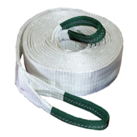 4" x 30' Tow Strap with Looped Ends at 40,000 lb. Capacity