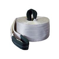 Tow Strap With Looped Ends 6" x 30' - 60,000 lb. Capacity