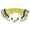 K Tool International KTI-73830 10-pk of 3/8" x 18" General Purpose Braided Bungee Cord, Stretch Cord