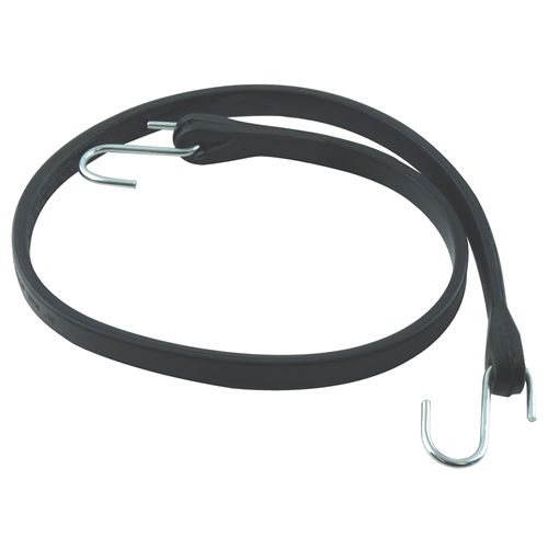 10-pk of 3/8" x 31" EPDM Rubber Strap Bungee Cords, 46" Max Stretch