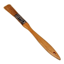 Brush Utility 1/2" Natural Bristles Wood Handle