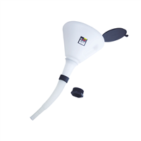 9-1/2" Plastic Anti-Splash Funnel, 3.7 Qts