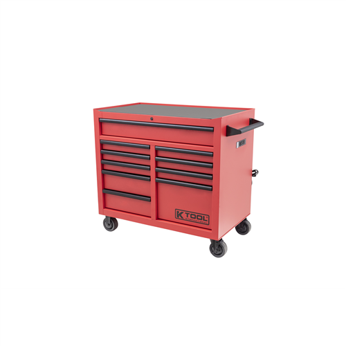 K Tool International Kti75133 41 10 Drw Db Bay 1,000Lb Tool Box (Matte Red)