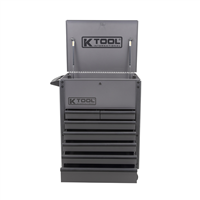 K Tool International Kti75151 Prem 7 Drawer 750 Lb Service Cart (Grey)
