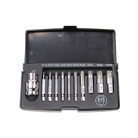 K Tool International Btk42-11Ts Damaged Torx Screw Extractor Set 11Pc