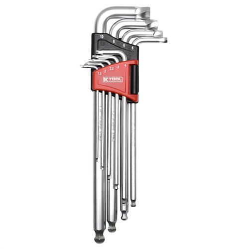 K Tool International Hkb2-9Ts Damaged Hex Screw Removing Allen Key Set 9Pc