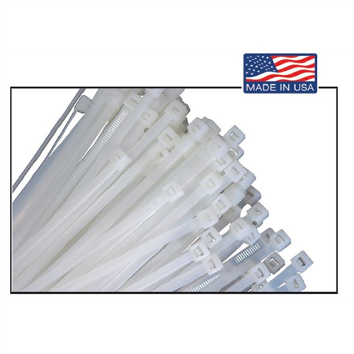 100-pk of 4â€ Black Nylon Cable Ties with 18 lb. Tensile Strength