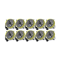 24" Direct Drive Tilting Industrial Drum Fan, Safety Yellow (Pallet of 10)