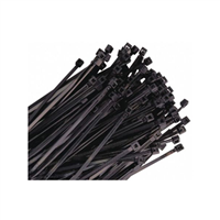 25-pk of 36â€ HD Black Nylon Cable Ties with 175 lb. Tensile Strength