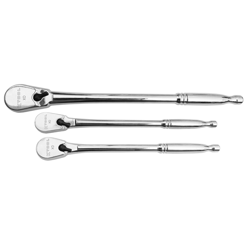 K Tool International Elt-3Pc-L 3Pc 120 Tooth Ratchet Set