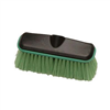 Wash Brush Head Only, 8" Wide Plastic Block with Threaded Hole, Soft Flagged Polyester Bristles