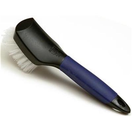 Multi-Purpose Brush, with Stiff White Bristles and Comfort Grip Handle