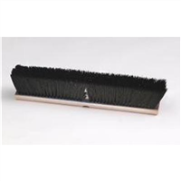 Indoor/Outdoor Push Broom Head Only, 18 in. Wide Wood Block, with 3 in. Medium Synthetic Bristles