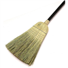 Warehouse Upright Corn Broom, with Wire Band and 38 in. Long Wooden Handle