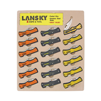 Lansky Sharpeners Lkn045 18 Piece Small Lockback Knife Display