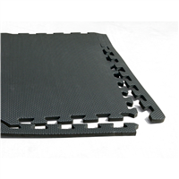 Anti-Fatigue 3/8" Thick Foam Work Mats, Water Resistant, Interlocking, 24 sq-ft. per Pack