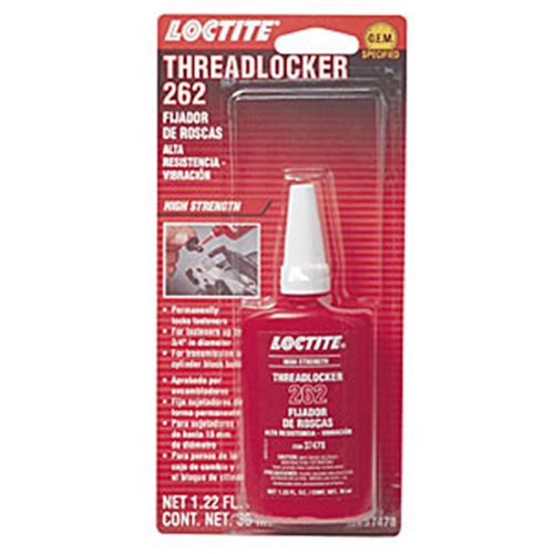 Loctite Corporation 492141 Threadlocker 262 - High Stren