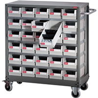 30 Drawers Mobile Shuter Steel Part Cabinet