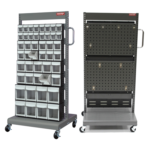 2 Sided Bins/Flip out Cart