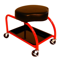 Mechanic's Stool Creeper w/ Tool Tray