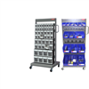 Two Sided Mobile Parts Storage Cart