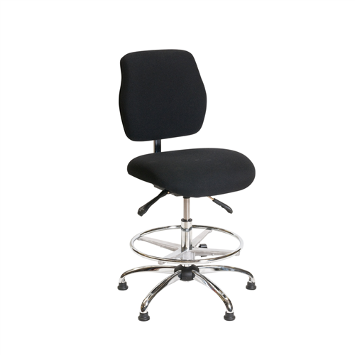 ESD Chair - High Height -Deluxe Black