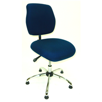 ESD Chair - Low Height - Deluxe Blue