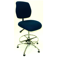 ESD Chair - High Height -Deluxe Blue