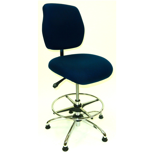 ESD Chair - High Height -Deluxe Blue
