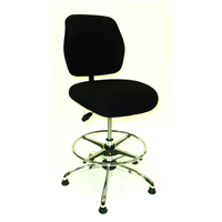 Esd Chair - Medium Height - Economy Black