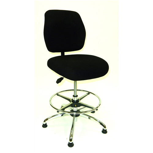 Esd Chair - Medium Height - Economy Black