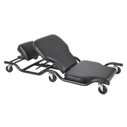 Creeper w/ Adjustable Backrest & Headrest