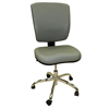 Dental Lab Chair w/ Vinyl Back Light Grey Seat