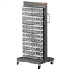 Mobile Parts Cart - Flip Out Bin, 192 Bins - Lds Industries