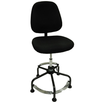 Big & Tall Workbench Chair Ind. Fabric 400 lb Capacity