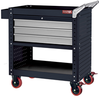 LDS Industries 1010640 Heavy Duty Utility Cart w/ (3) Modular Drawers