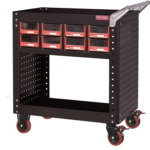 Heavy Duty Utility Cart w/ (8) Bins