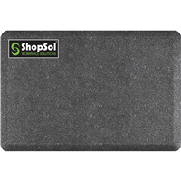 LDS Industries 1010646 LDS Anti-Fatigue Mat Supreme 3 ft. x 2 ft., Mosaic Steel, 32S
