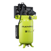 Flexzilla Air Compressor with Silencer, 5 HP, 80 Gal.,1-Phase, 2-Stage