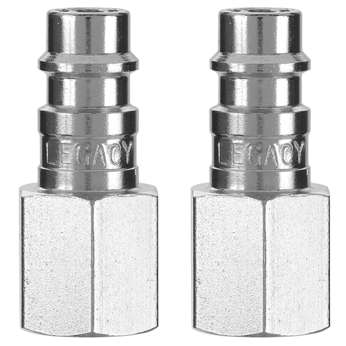 2 Pack Flexzilla High Flow Plugs, 1/4 Body, 1/4 FNPT