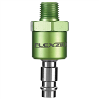 Legacy Manufacturing A53440FZBS Flexzilla High Flow Ball Swivel Plug 1/4 Body 1/4M