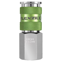 Flexzilla High Flow Coupler, 1/4 Body, 3/8 Fnpt - Air Tools Online